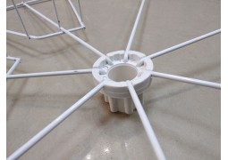 Осевой фиксатор для навесок с прута d4мм. (на трубу d25мм)